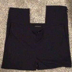 Capris with embellishments on cuff